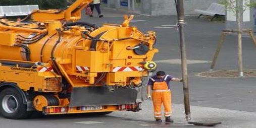 Kanalreinigung im Einsatz